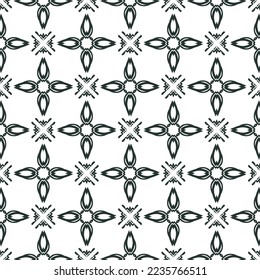 Geometric pattern. Seamless vector background. Ethnic graphic design.