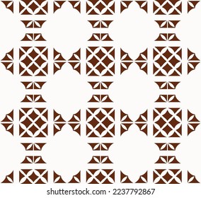 Geometric pattern. Seamless vector background. Ethnic graphic design.