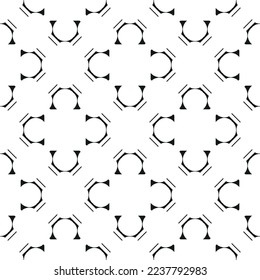Geometric pattern. Seamless vector background. Ethnic graphic design.