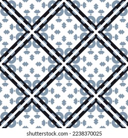 Geometric pattern. Seamless vector background. Ethnic graphic design.