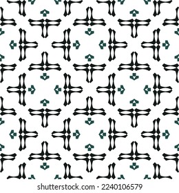 Geometric pattern. Seamless vector background. Ethnic graphic design.