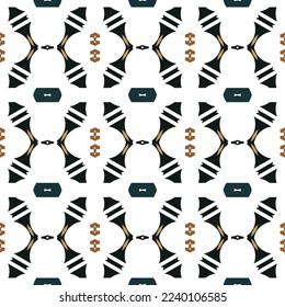 Geometric pattern. Seamless vector background. Ethnic graphic design.