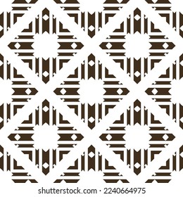 Geometric pattern. Seamless vector background. Ethnic graphic design.