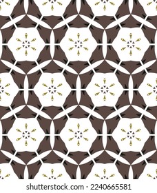 Geometric pattern. Seamless vector background. Ethnic graphic design.