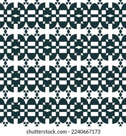 Geometric pattern. Seamless vector background. Ethnic graphic design.