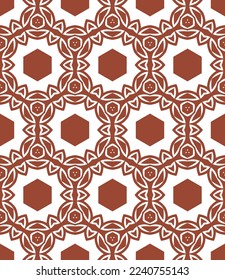 Geometric pattern. Seamless vector background. Ethnic graphic design.