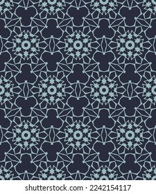 Geometric pattern. Seamless vector background. Ethnic graphic design.