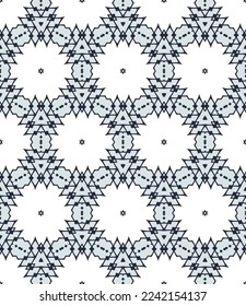 Geometric pattern. Seamless vector background. Ethnic graphic design.