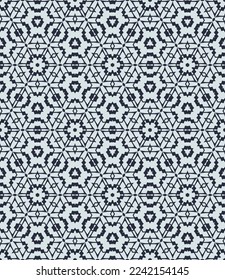 Geometric pattern. Seamless vector background. Ethnic graphic design.
