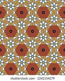 Geometric pattern. Seamless vector background. Ethnic graphic design.