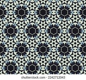 Geometric pattern. Seamless vector background. Ethnic graphic design.