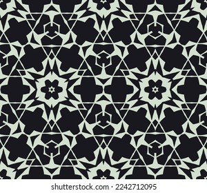 Geometric pattern. Seamless vector background. Ethnic graphic design.