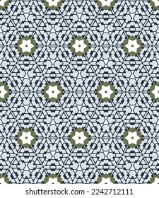 Geometric pattern. Seamless vector background. Ethnic graphic design.