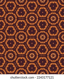 Geometric pattern. Seamless vector background. Ethnic graphic design.