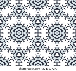 Geometric pattern. Seamless vector background. Ethnic graphic design.