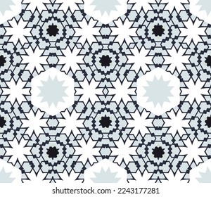 Geometric pattern. Seamless vector background. Ethnic graphic design.