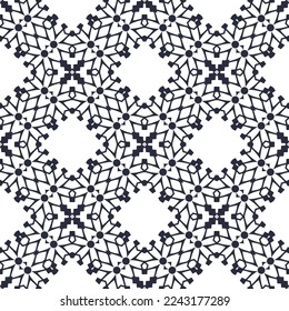 Geometric pattern. Seamless vector background. Ethnic graphic design.