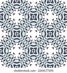 Geometric pattern. Seamless vector background. Ethnic graphic design.