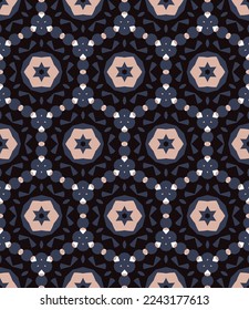 Geometric pattern. Seamless vector background. Ethnic graphic design.
