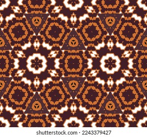 Geometric pattern. Seamless vector background. Ethnic graphic design.