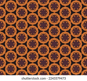 Geometric pattern. Seamless vector background. Ethnic graphic design.