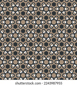 Geometric pattern. Seamless vector background. Ethnic graphic design.