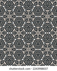 Geometric pattern. Seamless vector background. Ethnic graphic design.