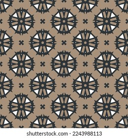 Geometric pattern. Seamless vector background. Ethnic graphic design.