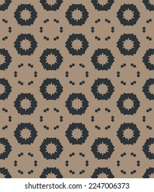Geometric pattern. Seamless vector background. Ethnic graphic design.