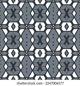 Geometric pattern. Seamless vector background. Ethnic graphic design.