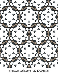 Geometric pattern. Seamless vector background. Ethnic graphic design.