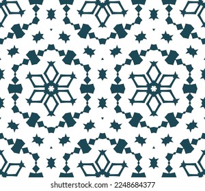 Geometric pattern. Seamless vector background. Ethnic graphic design.	
