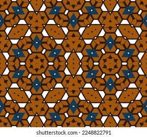 Geometric pattern. Seamless vector background. Ethnic graphic design.	
