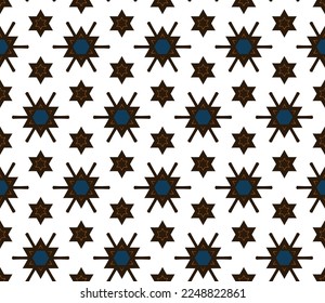 Geometric pattern. Seamless vector background. Ethnic graphic design.	
