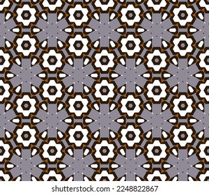 Geometric pattern. Seamless vector background. Ethnic graphic design.	
