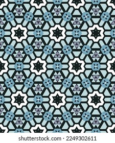 Geometric pattern. Seamless vector background. Ethnic graphic design.	
