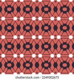 Geometric pattern. Seamless vector background. Ethnic graphic design.	
