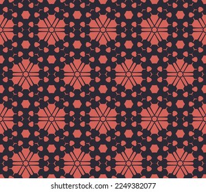 Geometric pattern. Seamless vector background. Ethnic graphic design.	

