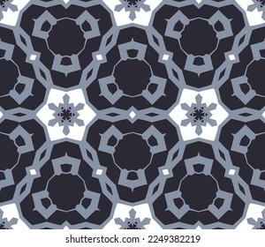 Geometric pattern. Seamless vector background. Ethnic graphic design.	
