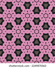 Geometric pattern. Seamless vector background. Ethnic graphic design.	
