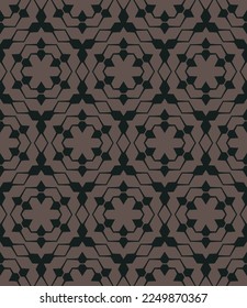 Geometric pattern. Seamless vector background. Ethnic graphic design.	
