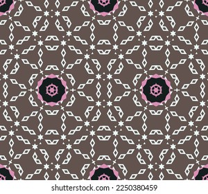 Geometric pattern. Seamless vector background. Ethnic graphic design.	
