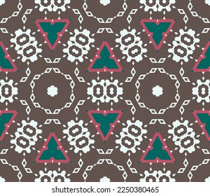 Geometric pattern. Seamless vector background. Ethnic graphic design.	

