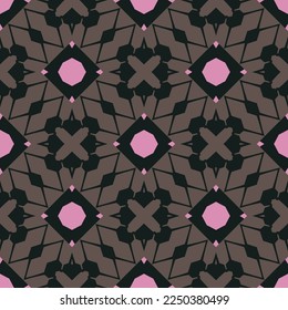 Geometric pattern. Seamless vector background. Ethnic graphic design.	
