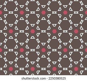 Geometric pattern. Seamless vector background. Ethnic graphic design.	
