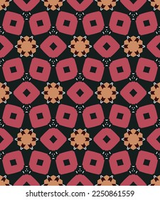 Geometric pattern. Seamless vector background. Ethnic graphic design.	