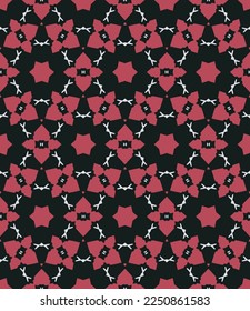 Geometric pattern. Seamless vector background. Ethnic graphic design.	