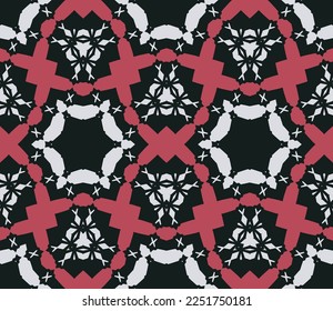 Geometric pattern. Seamless vector background. Ethnic graphic design.