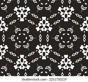 Geometric pattern. Seamless vector background. Ethnic graphic design.
