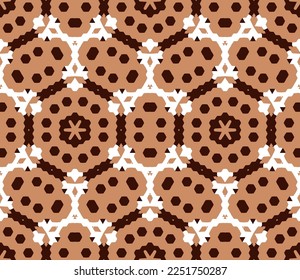 Geometric pattern. Seamless vector background. Ethnic graphic design.